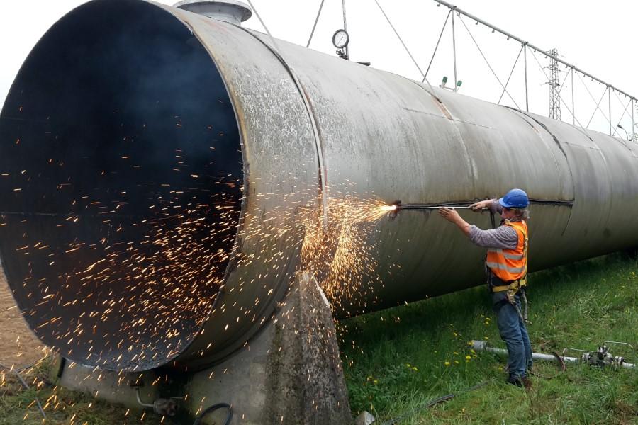 PULIZIA E SMANTELLAMENTO SERBATOI DI CARBURANTE